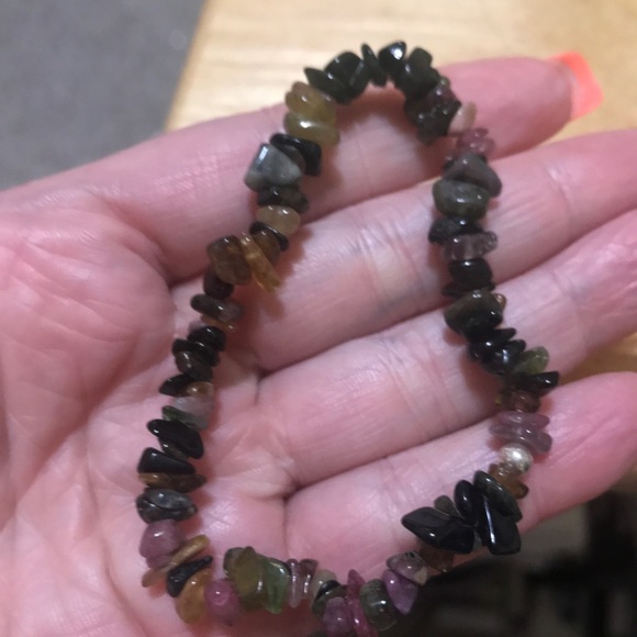Multicolor tourmaline bracelet - Picture 3 of 4